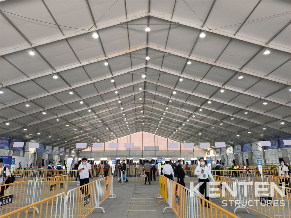 50m span aluminum alloy security tent