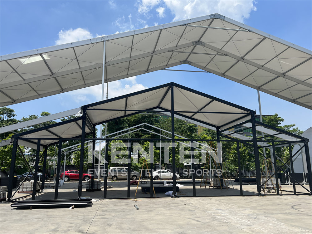 Black aluminum alloy structure tent for sale