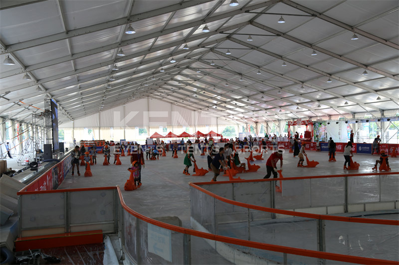 Ice rink tent