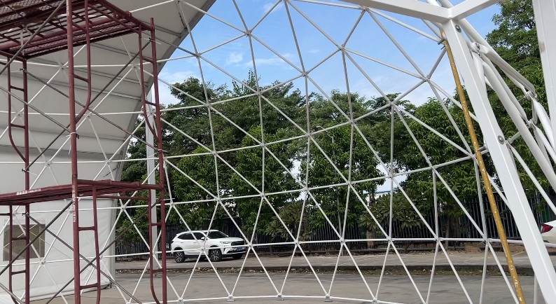 Dome tents are widely used in hotels and events - 10m dome tent