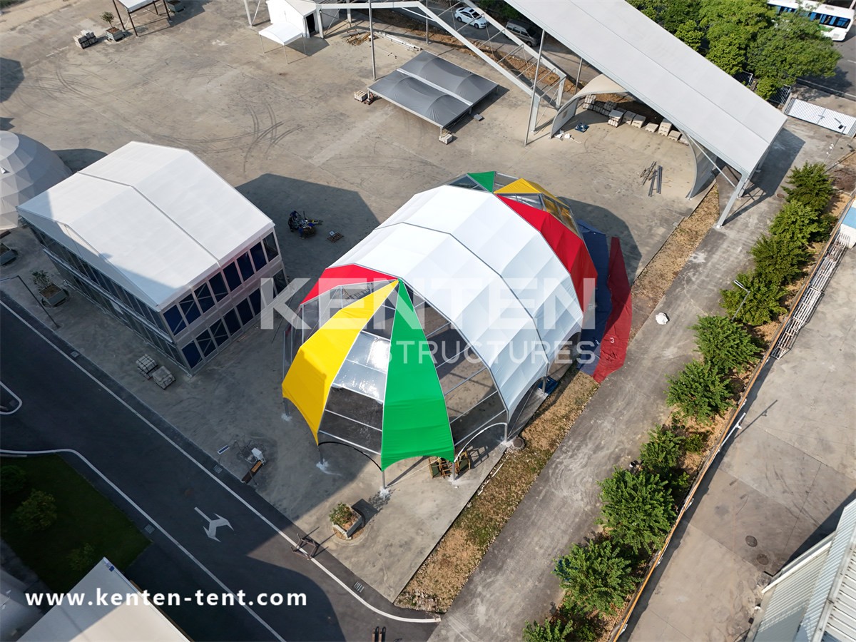 Large music festivals tent - igloo tent