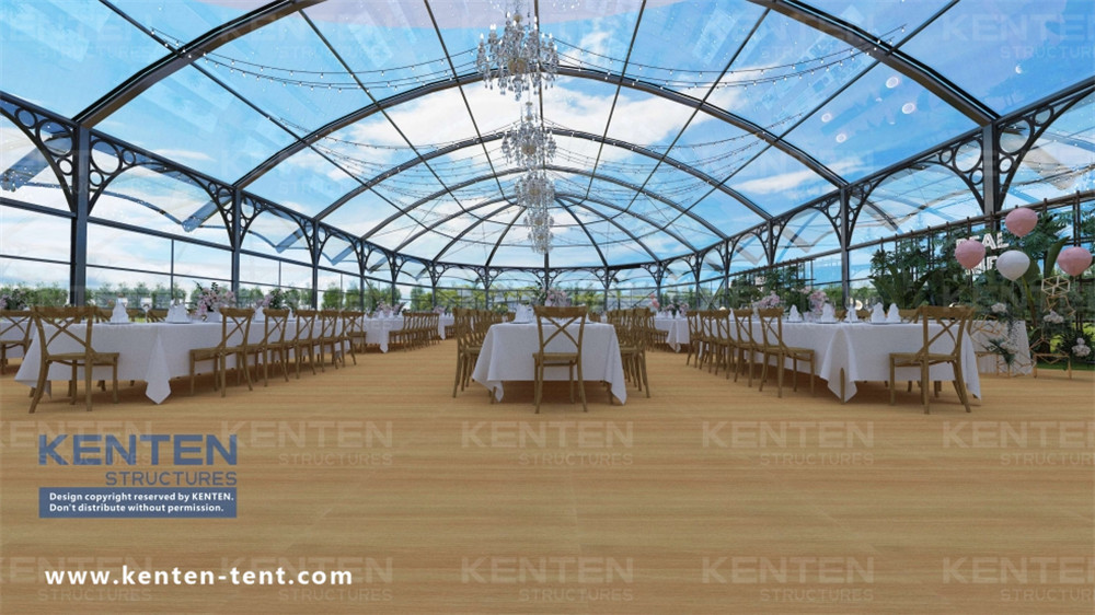 High-end wedding banquet tent is a special tent used for wedding banquets