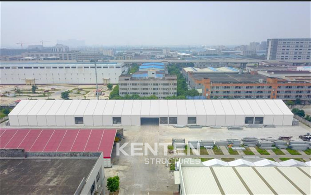 Industrial storage tents - temporary building