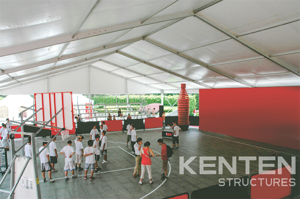 basketball court tent - sports tent