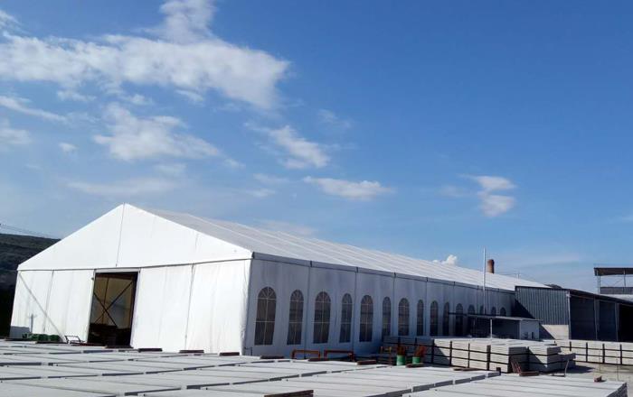 high-efficiency warehouse tent.
