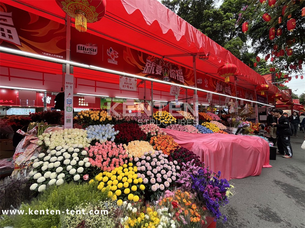 KENTEN event tents in Chinese Spring Festival activities