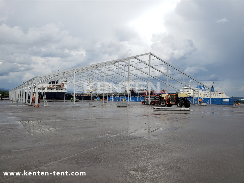 40x75m warehouse tent