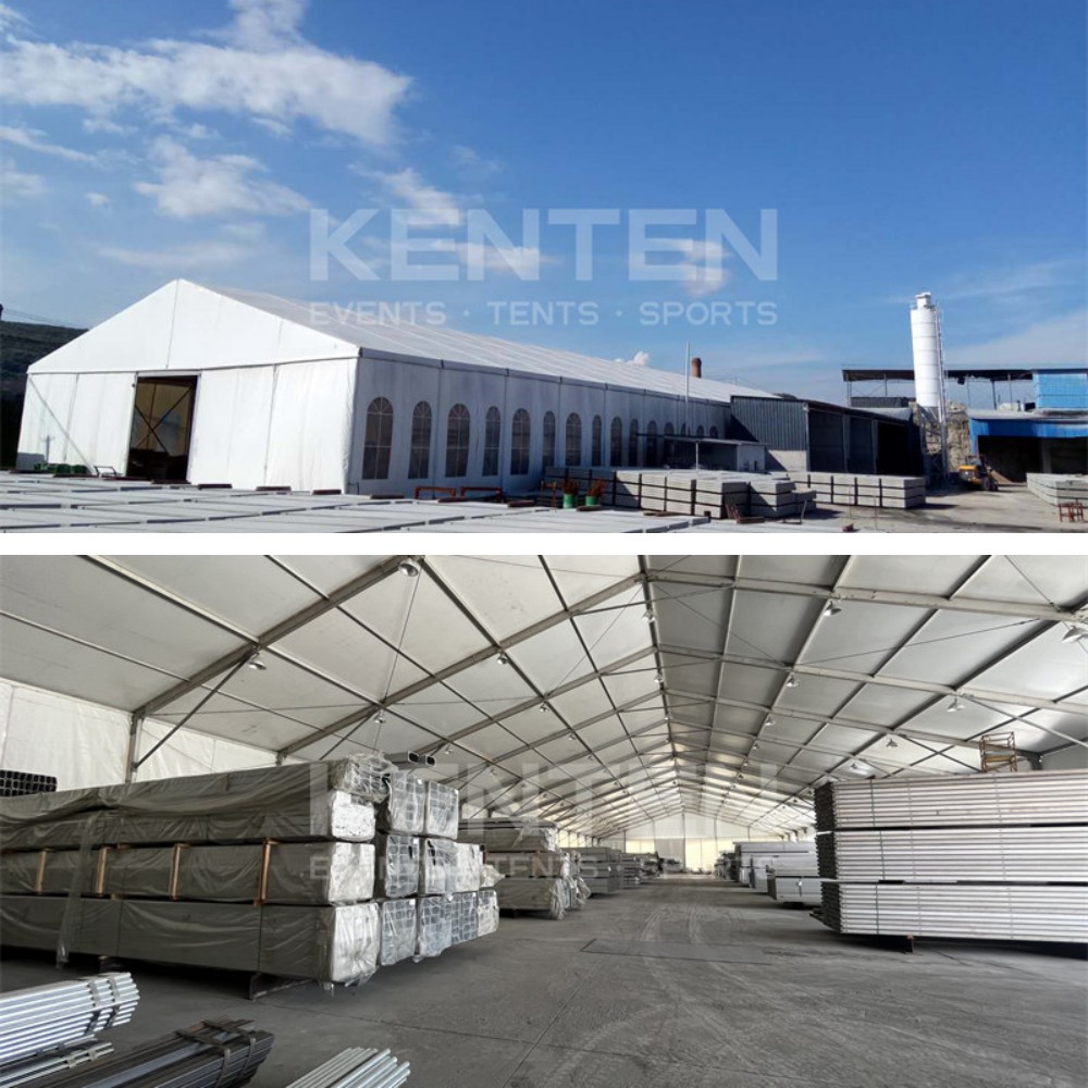 Temporary warehouse structures tent