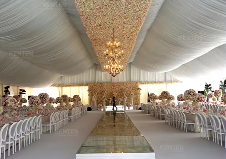 structure tent wedding