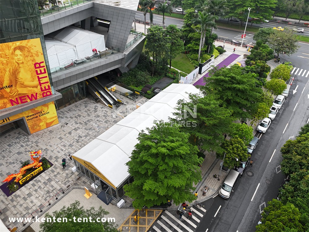 Enhancing Outdoor Exhibition Events with Aluminum Alloy Tents at Security Entrances