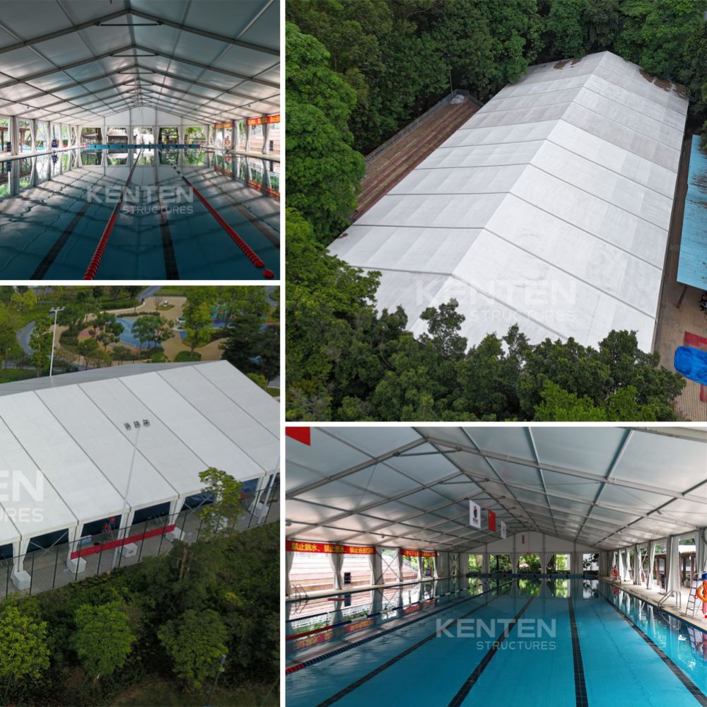 Swimming Pool Shade Tent - Provide users with a cool and comfortable swimming environment