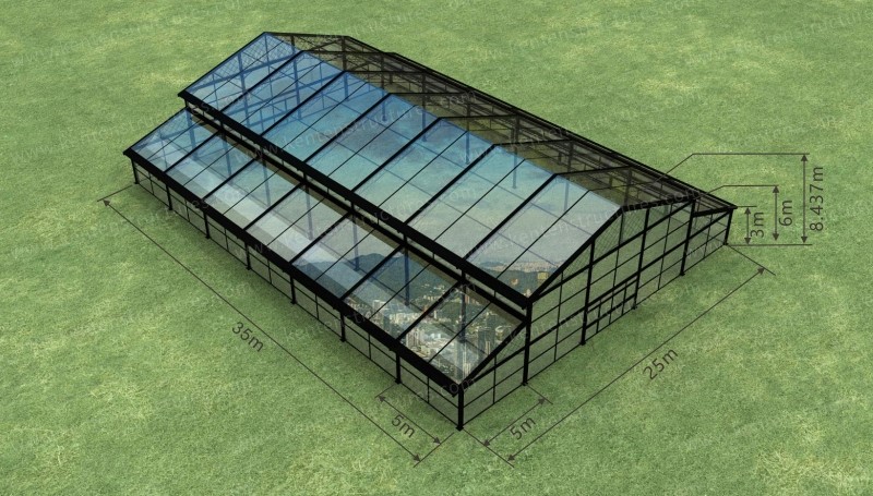 25m Transparent Atrium Tent