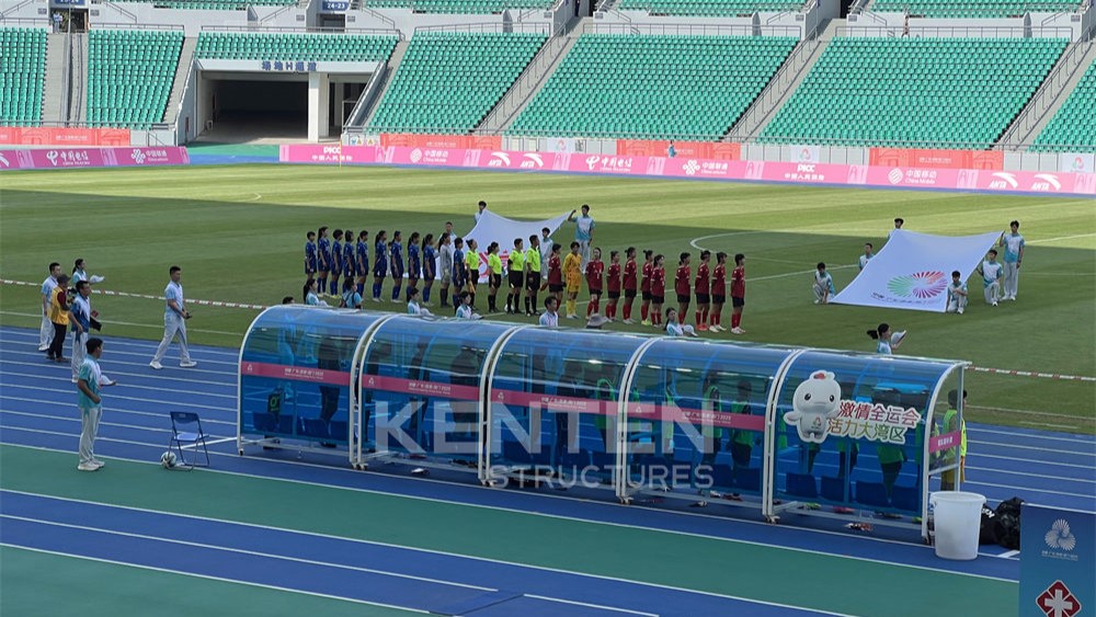 Temporary facilities plan for sports stadiums