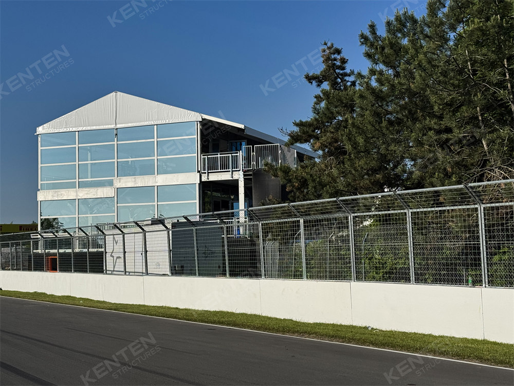 Double-layer aluminum alloy tent