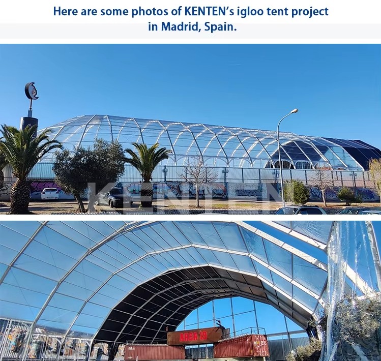 Outdoor Modular Concert Venue - Igloo Large Event Polygonal Arch Tent