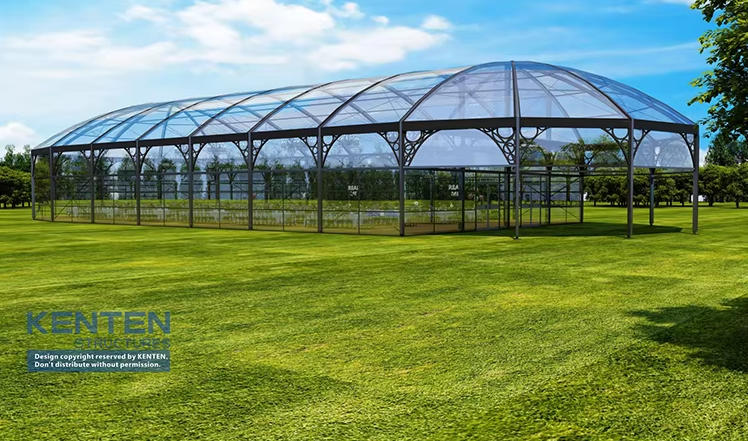 Large commercial transparent wedding tent