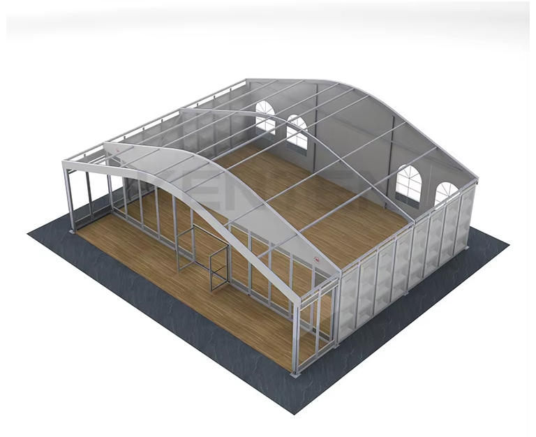 Curved Party Tent for Outdoor Events