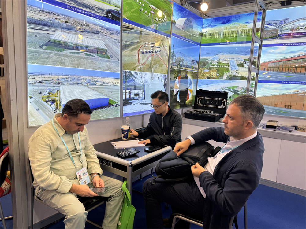 KENTEN Structures at the 138th Canton Fair — Crowds Gathering, Conversations Flowing