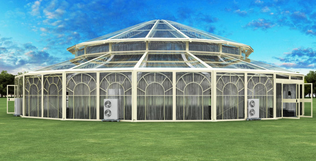 25m x 35m Transparent Wedding Atrium Tent