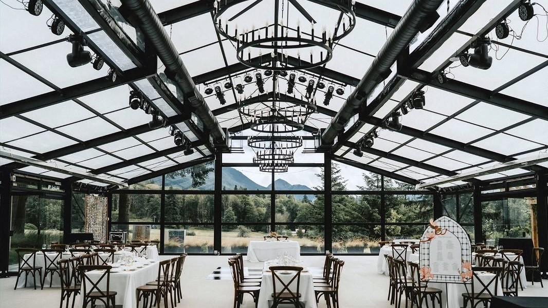 A Premium Structure for High-End Wedding Projects -  Black Atrium Tent